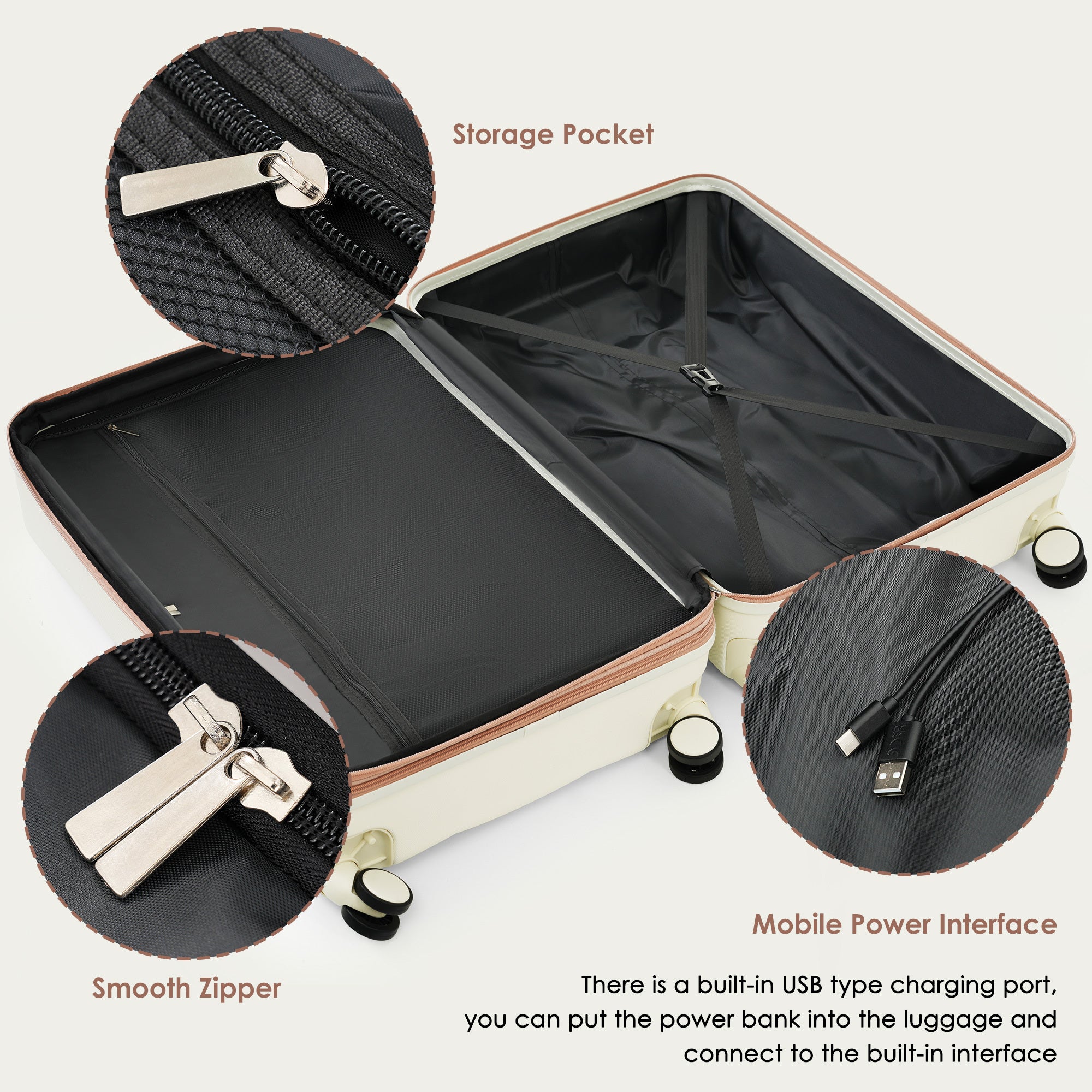 4-piece Suitcase Set