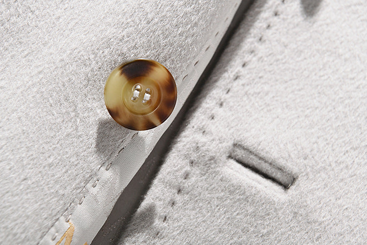 European And American Wool Overcoat Woolen